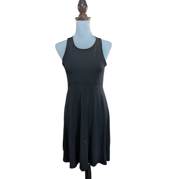 Athleta Dresses & Skirts - Athleta Santorini Thera Black Sleeveless Dress Size Medium